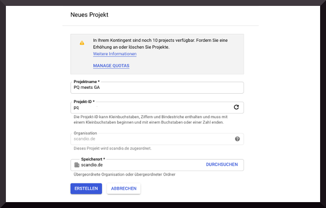 Screenshot of PocketQuery edit form with Created/Updated meta data