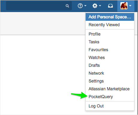 admin menu entry
