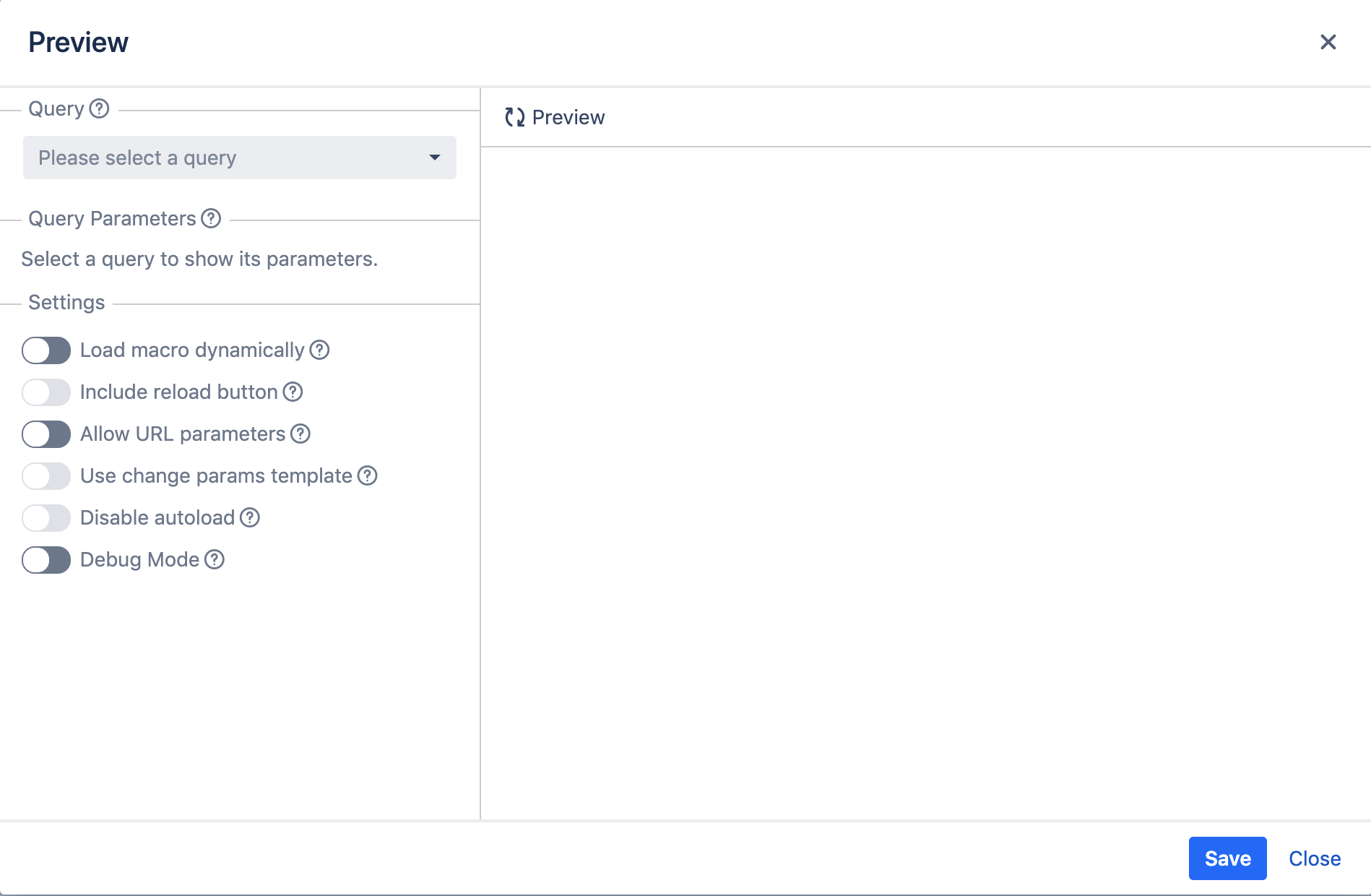 PocketQuery Preview Empty