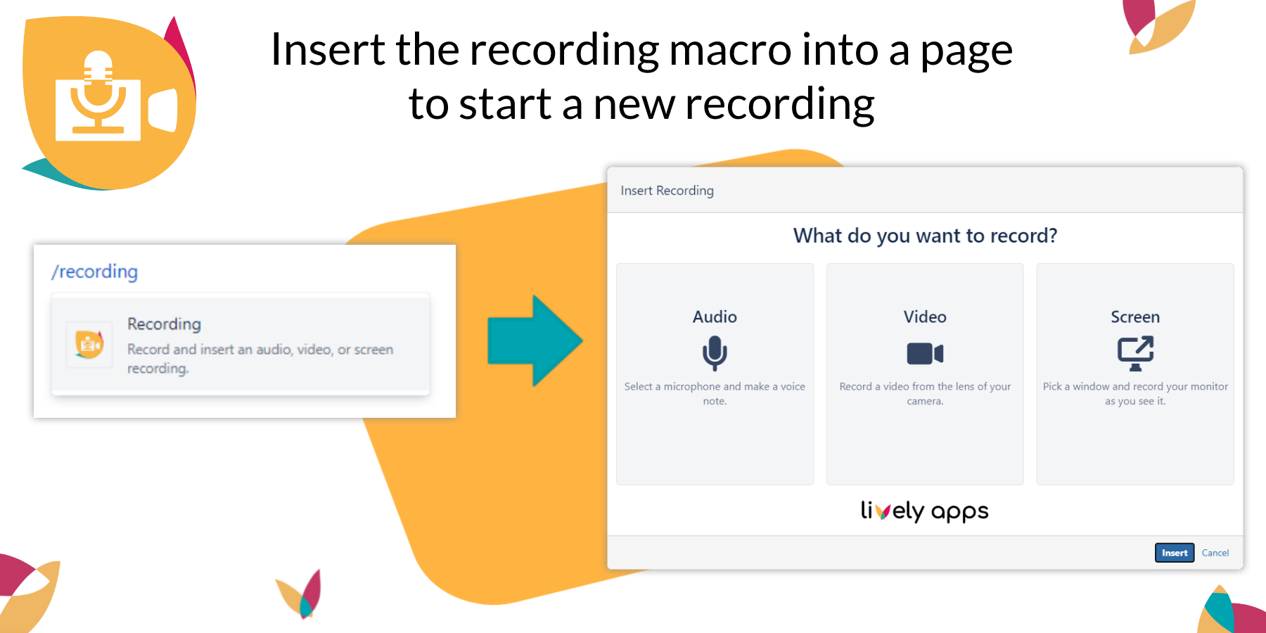 Start a recording
